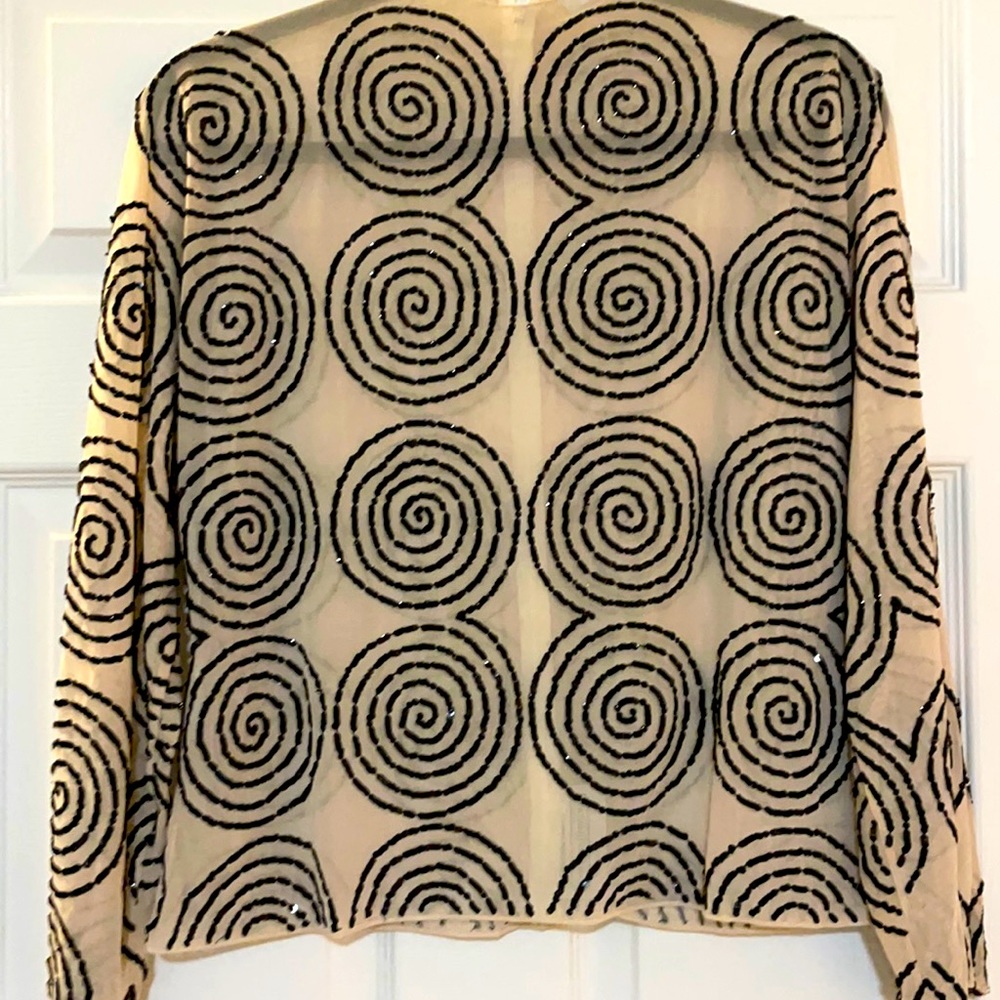 Carolina Herrera original chiffon and sequin top